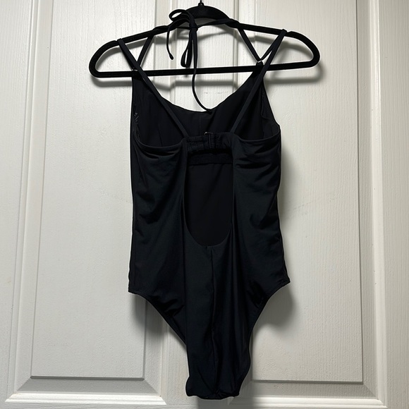 ATHLETA Keyhole Black Swimsuit Sz Small - Picture 3 of 9